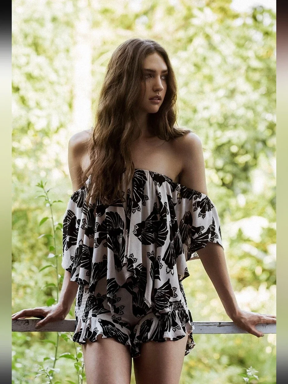 Free People Top Blouse Flowy Off The Shoulder Summer Spring Festival Fest ✨️💫